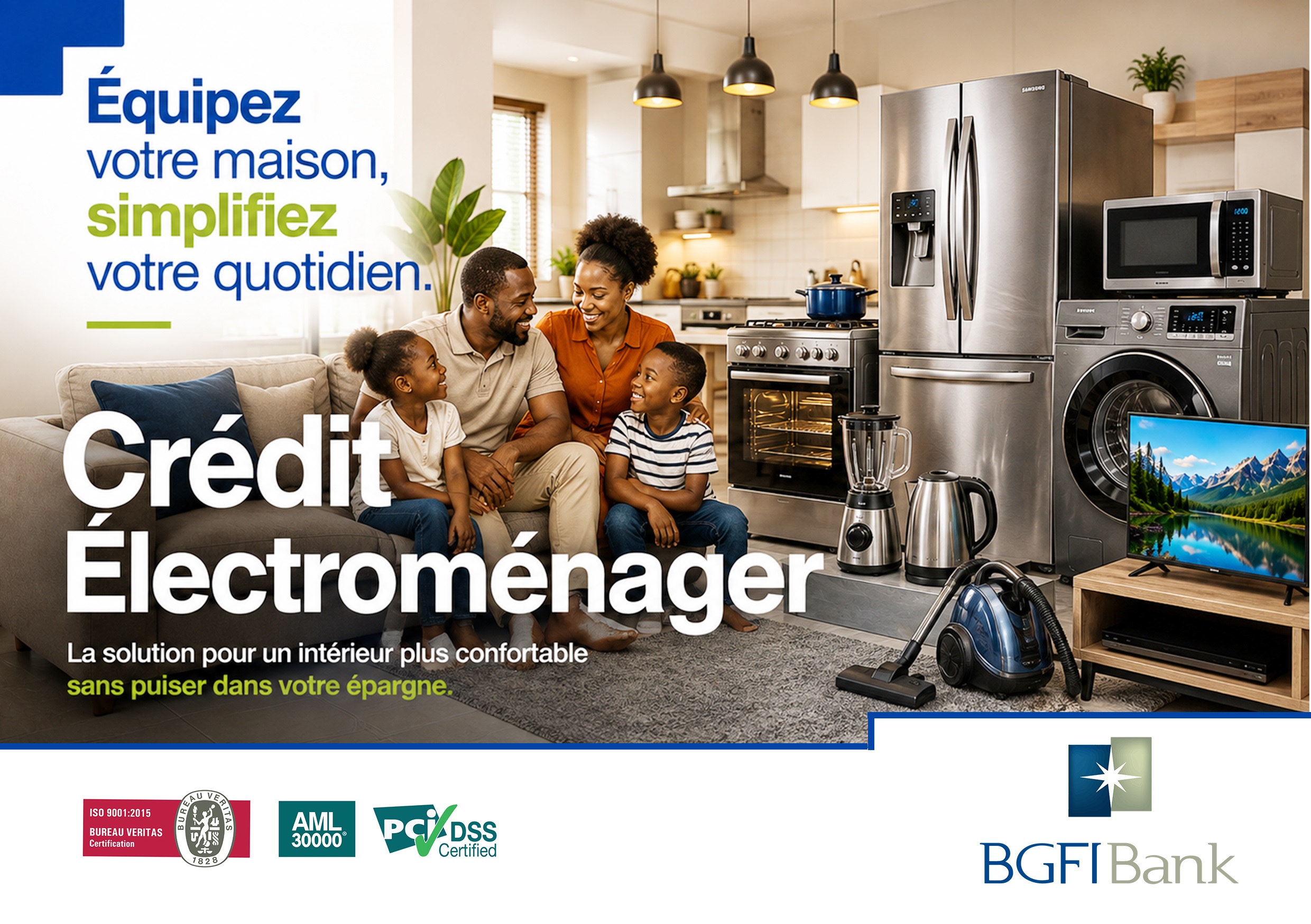 Kinshasa : BGFIBank RDC lance le Crédit Électroménager pour accompagner les projets du quotidien